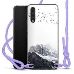 New Carry Case Transparent Stoff flieder