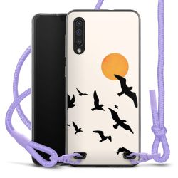 New Carry Case Transparent Stoff flieder