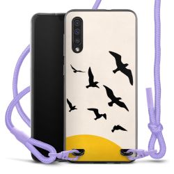 New Carry Case Transparent Stoff flieder