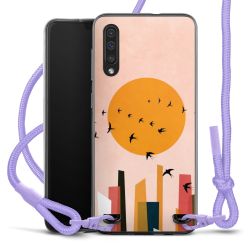 New Carry Case Transparent Stoff flieder