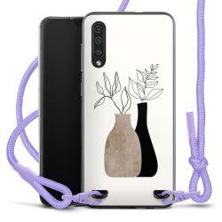 New Carry Case Transparent Stoff flieder