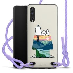 New Carry Case Transparent Stoff flieder