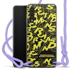 New Carry Case Transparent Stoff flieder