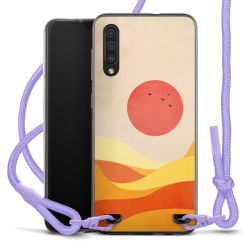 New Carry Case Transparent Stoff flieder