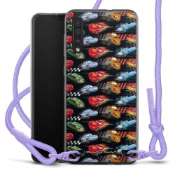 New Carry Case Transparent Stoff flieder