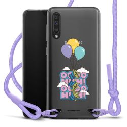 New Carry Case Transparent Stoff flieder