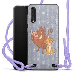 New Carry Case Transparent Stoff flieder