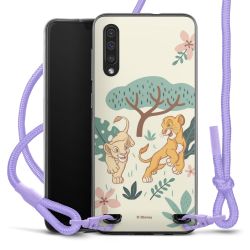 New Carry Case Transparent Stoff flieder