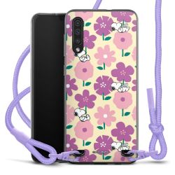 New Carry Case Transparent Stoff flieder