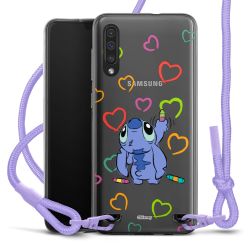 New Carry Case Transparent Stoff flieder