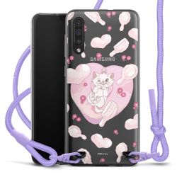 New Carry Case Transparent Stoff flieder