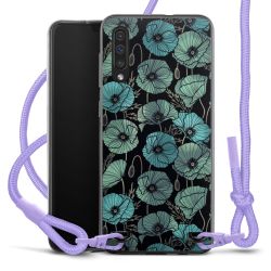 New Carry Case Transparent Stoff flieder