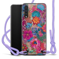 New Carry Case Transparent Stoff flieder