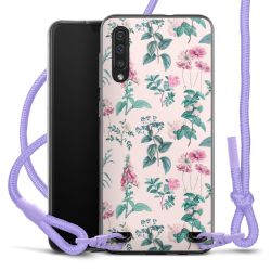 New Carry Case Transparent Stoff flieder