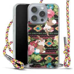 New Carry Case Transparent Stoff colourful/silber