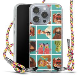 New Carry Case Transparent Stoff colourful/silber