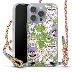 New Carry Case Transparent Stoff colourful/silber