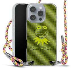 New Carry Case Transparent Stoff colourful/silber