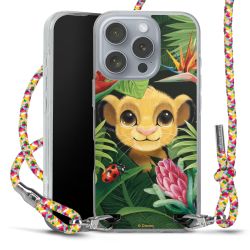 New Carry Case Transparent Stoff colourful/silber