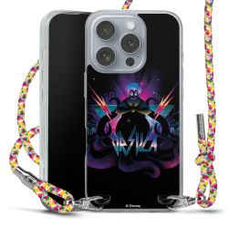 New Carry Case Transparent Stoff colourful/silber