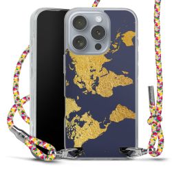 New Carry Case Transparent Stoff colourful/silber