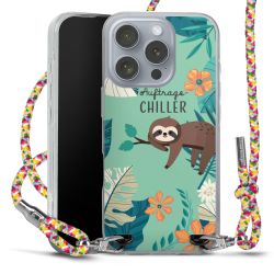 New Carry Case Transparent Stoff colourful/silber