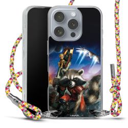 New Carry Case Transparent Stoff colourful/silber