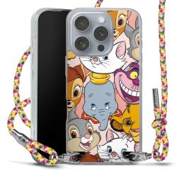 New Carry Case Transparent Stoff colourful/silber