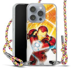 New Carry Case Transparent Stoff colourful/silber