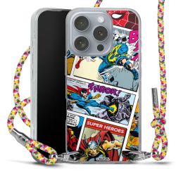 New Carry Case Transparent Stoff colourful/silber