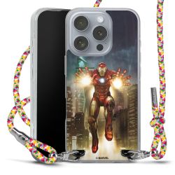 New Carry Case Transparent Stoff colourful/silber