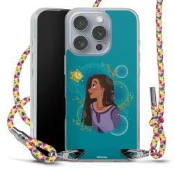 New Carry Case Transparent Stoff colourful/silber