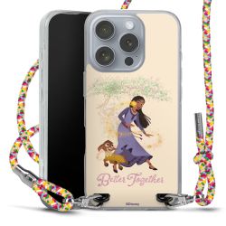 New Carry Case Transparent Stoff colourful/silber