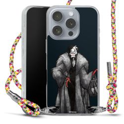 New Carry Case Transparent Stoff colourful/silber