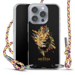 New Carry Case Transparent Stoff colourful/silber