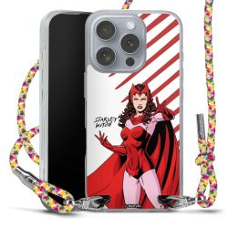 New Carry Case Transparent Stoff colourful/silber