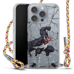 New Carry Case Transparent Stoff colourful/silber