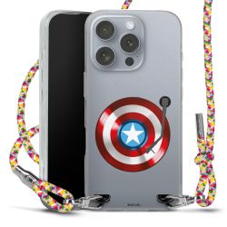 New Carry Case Transparent Stoff colourful/silber