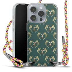 New Carry Case Transparent Stoff colourful/silber