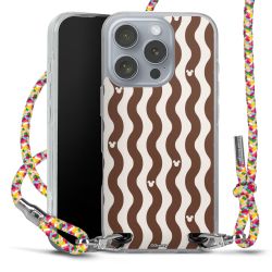 New Carry Case Transparent Stoff colourful/silber