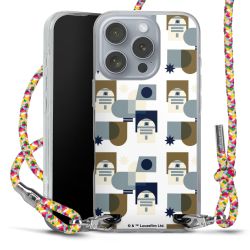 New Carry Case Transparent Stoff colourful/silber