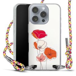 New Carry Case Transparent Stoff colourful/silber