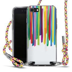 Carry Case Transparent Fabric colourful