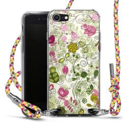 Carry Case Transparent Fabric colourful