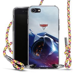 New Carry Case Transparent Stoff colourful/silber