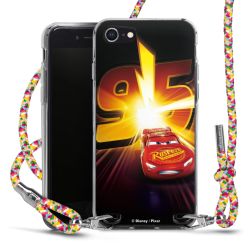 New Carry Case Transparent Stoff colourful/silber