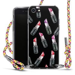 New Carry Case Transparent Stoff colourful/silber