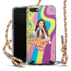 Carry Case Transparent Fabric colourful