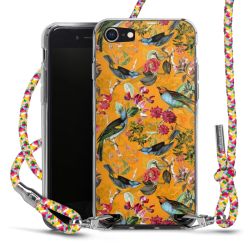 Carry Case Transparent Fabric colourful