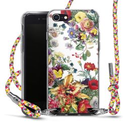 Carry Case Transparent Fabric colourful